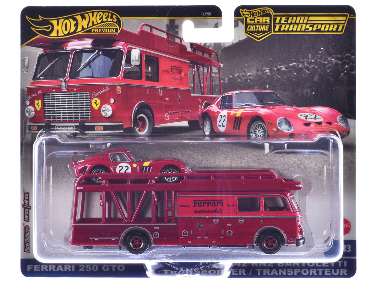 "Team Transport" 3 piece Set H 2025 "Car Culture" Series Diecast Model Cars by Hot Wheels Hotwheels