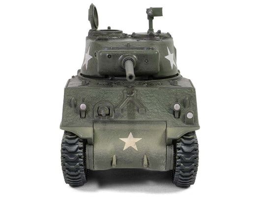 U.S. Sherman M4A3(76) Medium Tank "THUNDERBOLT IV 37th Tank Battalion 4th Armored Division Bastogne" (1944) United States Army "Mini AFV" Series 1/64 Diecast Model by Forces of Valor Forces Of Valor
