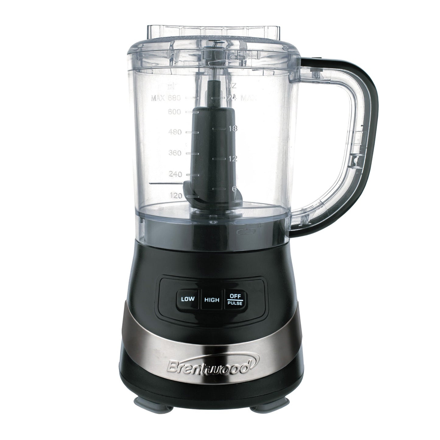 Brentwood FP-549BK 3-Cup Food Processor Black W2B