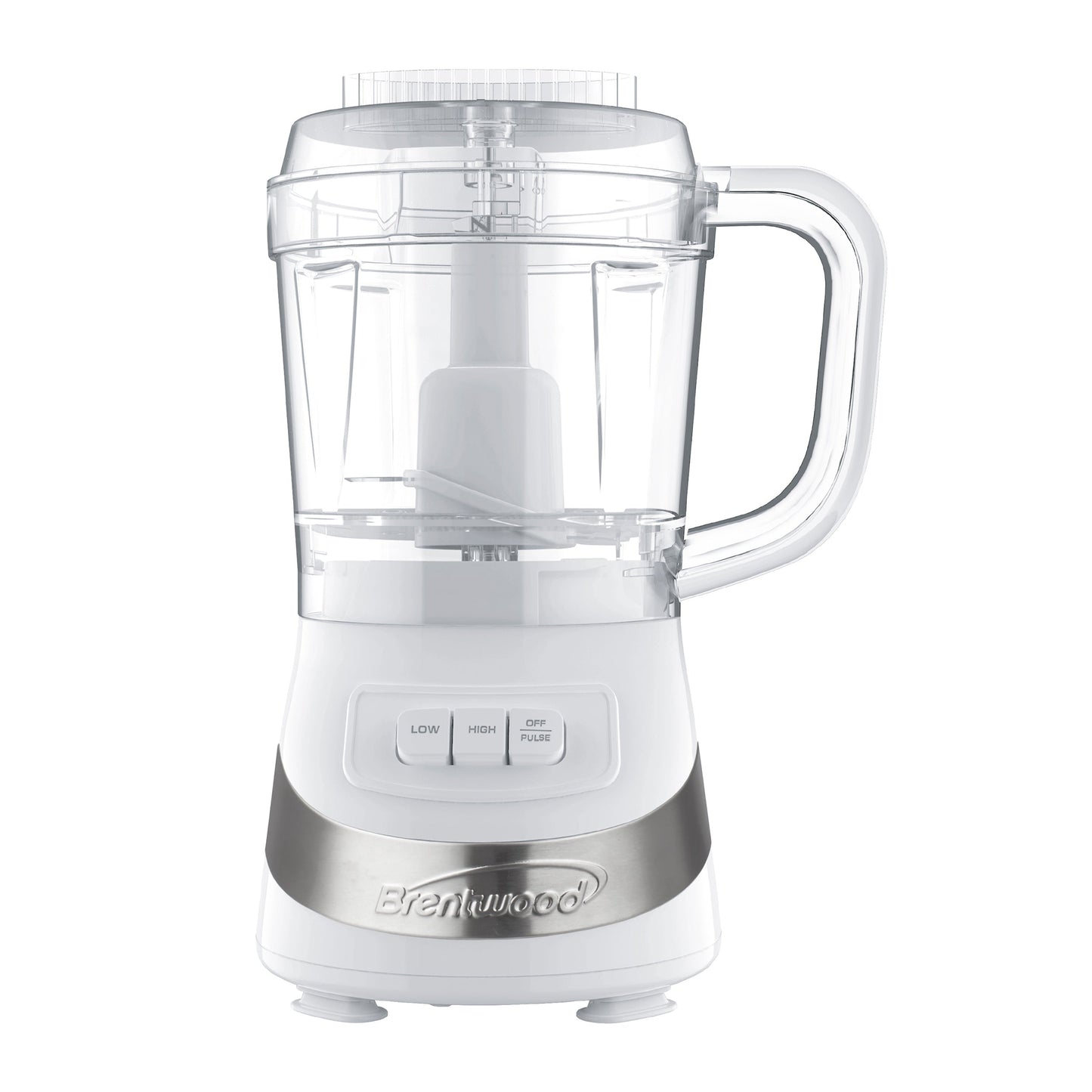 Brentwood FP-549W 3-Cup Food Processor in White W2B