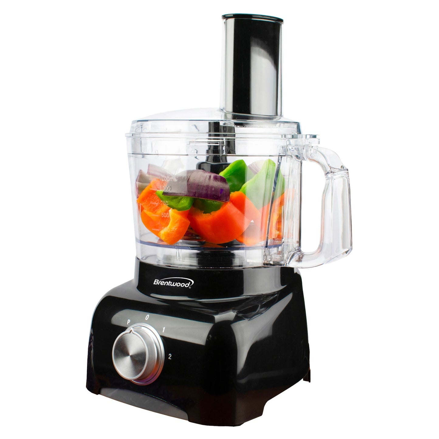 Brentwood 5 Cup Food Processor in Black W2B