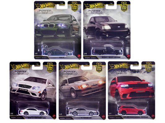 "Power Trip" 5 piece Set "Car Culture" 2026 Series R Diecast Model Cars by Hot Wheels Hotwheels