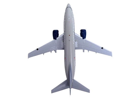 Boeing 737-500 Commercial Aircraft "United Airlines - Classic 737 Series" (N936UA) Gray with Blue Tail "Gemini 200" Series 1/200 Diecast Model Airplane by GeminiJets GeminiJets