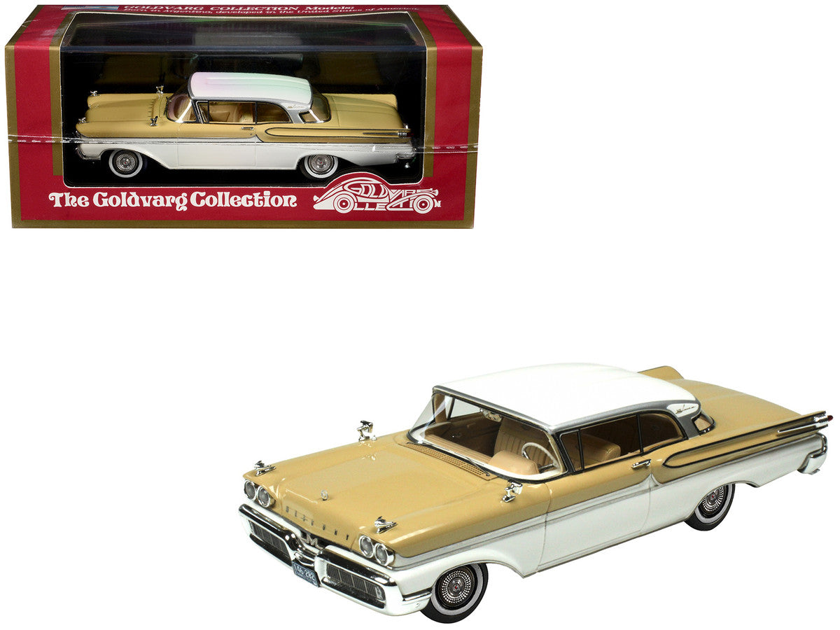 1958 Mercury Park Lane Mayfair Yellow and Marble White Limited Edition to 200 pieces Worldwide 1/43 Model Car by Goldvarg Collection-2