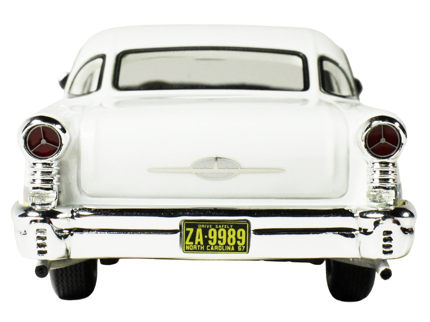 1957 Oldsmobile Starfire Coronado Yellow and Alcan White Limited Edition to 200 pieces Worldwide 1/43 Model Car by Goldvarg Collection