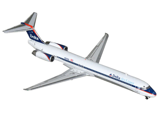 McDonnell Douglas MD-88 Commercial Aircraft "Delta Air Lines" (N925DL) White with Blue and Red Graphics 1/400 Diecast Model Airplane by GeminiJets GeminiJets