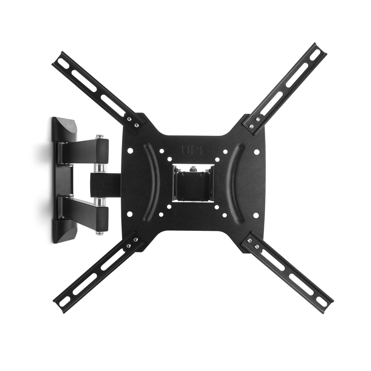 MegaMounts Full Motion, Tilt and Swivel Single Stud Wall Mount for 26-55 Inch LCD, LED, and Plasma Screens W2B