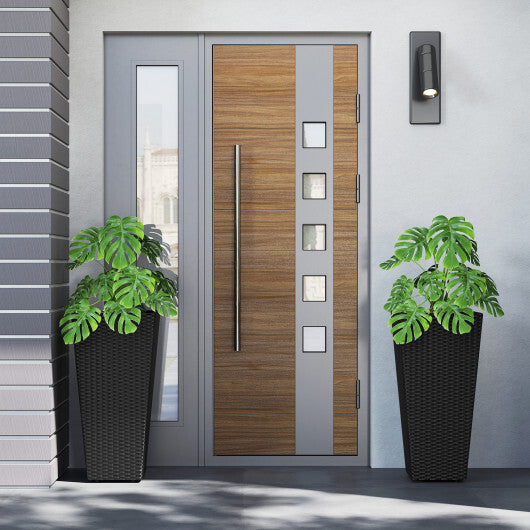 Set of 2 30 Inch Tall Flower Pot with Open-ended Base W2B