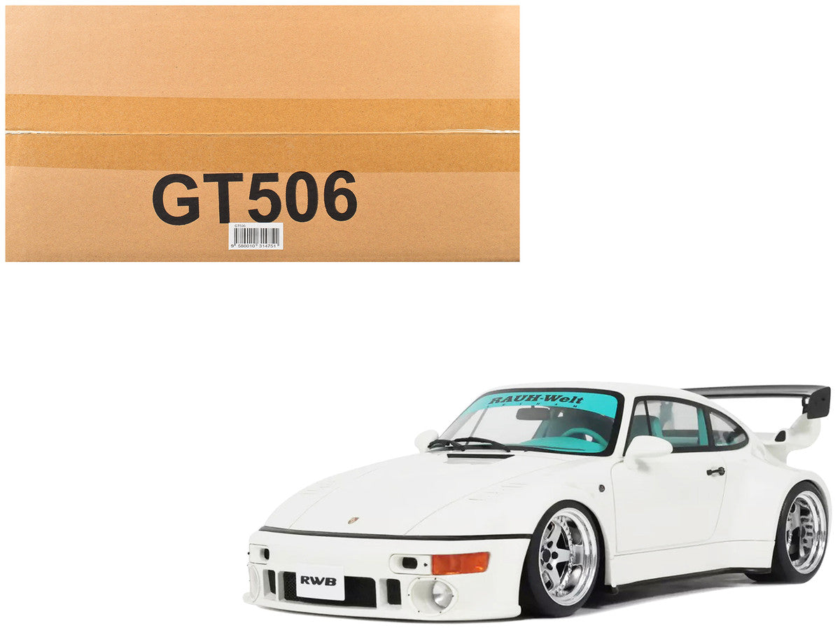 2023 RWB RWBA Slant Nose 964 Grand Prix White 1/18 Model Car by GT Spirit-4