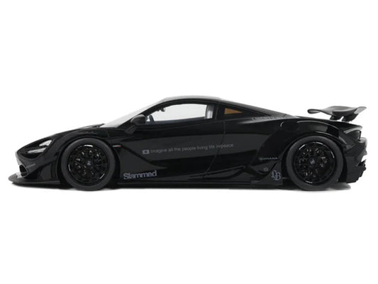 2023 McLaren 720S "LB-Works - Liberty Walk" Black 1/18 Model Car by GT Spirit-1