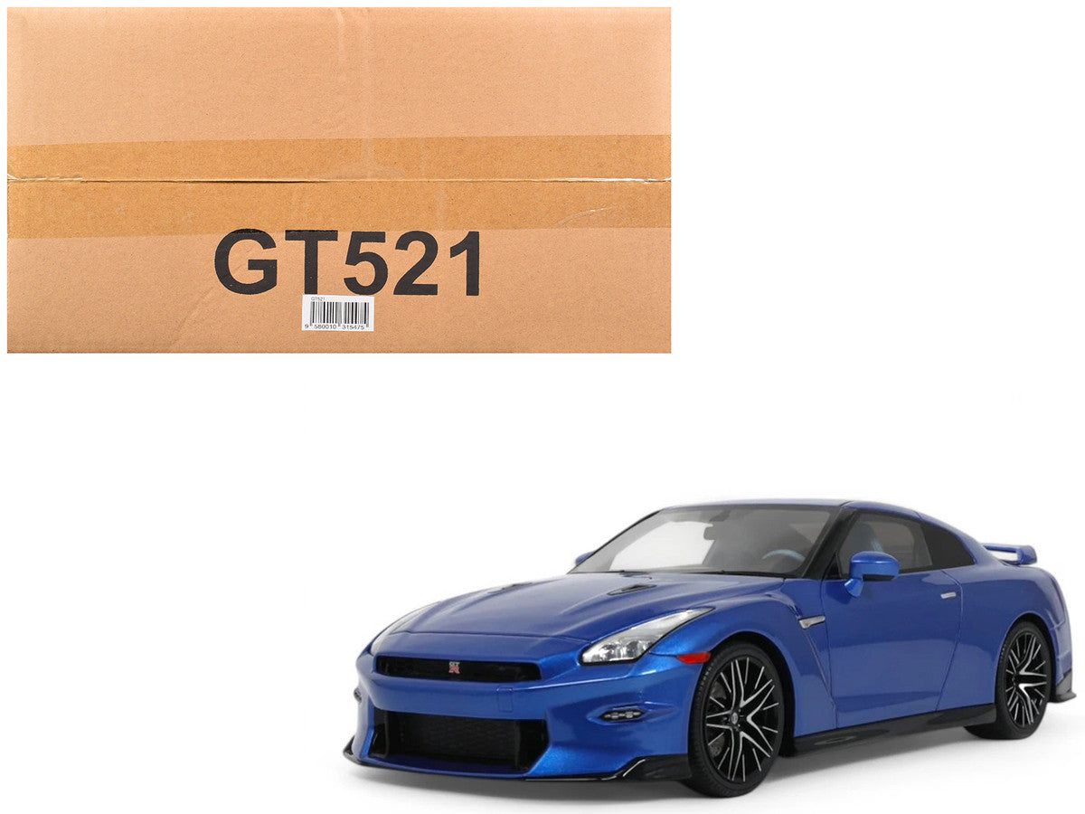 2024 Nissan GT-R Skyline Edition Bayside Blue Metallic 1/18 Model Car by GT Spirit GT Spirit