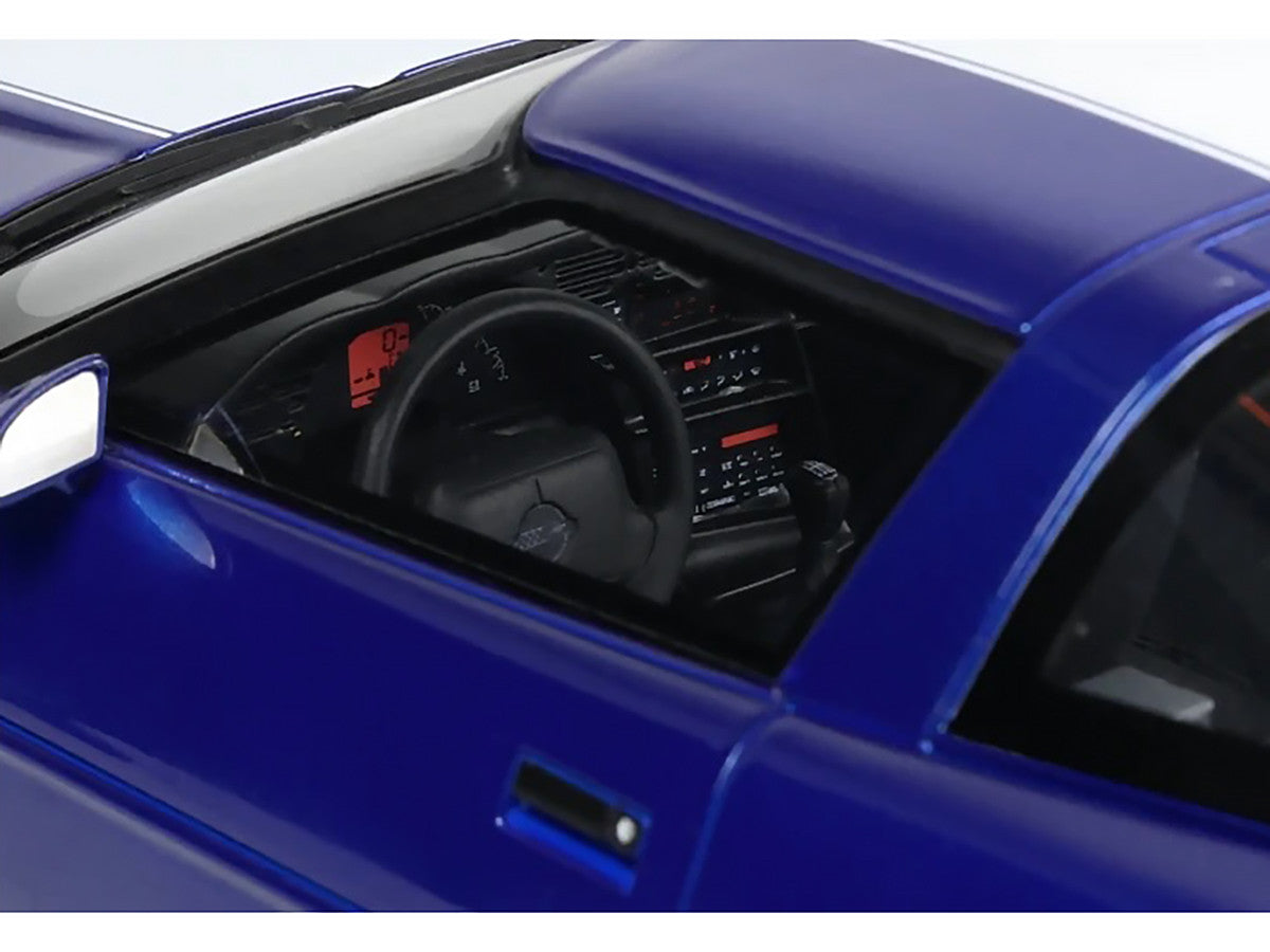 1996 Chevrolet Corvette C4 Grand Sport Blue Metallic with White Stripe 1/18 Model Car by GT Spirit GT Spirit