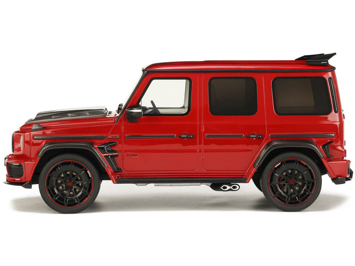 2022 Brabus 900 Rocket Edition Red with Carbon Hood 1/18 Model Car by GT Spirit GT Spirit