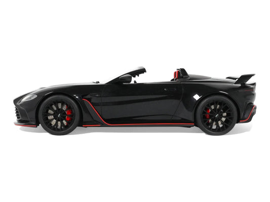 2023 Aston Martin V12 Vantage Roadster Onyx Black 1/18 Model Car by GT Spirit-1