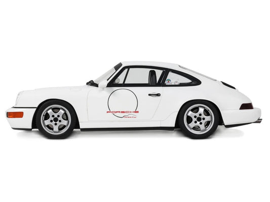 1992 Porsche 911 (964) "Carrera Cup - USA Edition" White 1/18 Model Car by GT Spirit-1