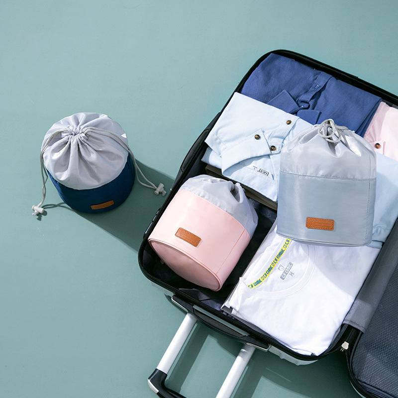 Cosmetic Cinch Bag Threaded Pear