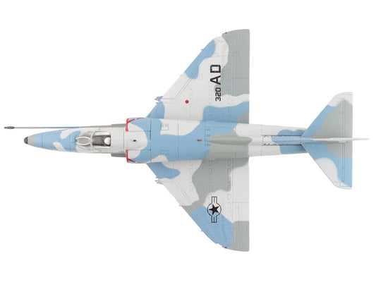 Douglas A-4E Skyhawk Aircraft "151118 Aggressor Scheme VA-43" (1975) United States Navy "Air Power Series" 1/72 Diecast Model by Hobby Master-1