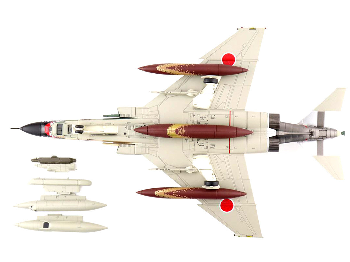 McDonnell Douglas RF-4E Phantom II Fighter Aircraft 57-6907 JASDF "501 SQ Final Year 2020" "Air Power Series" 1/72 Scale Model by Hobby Master-4