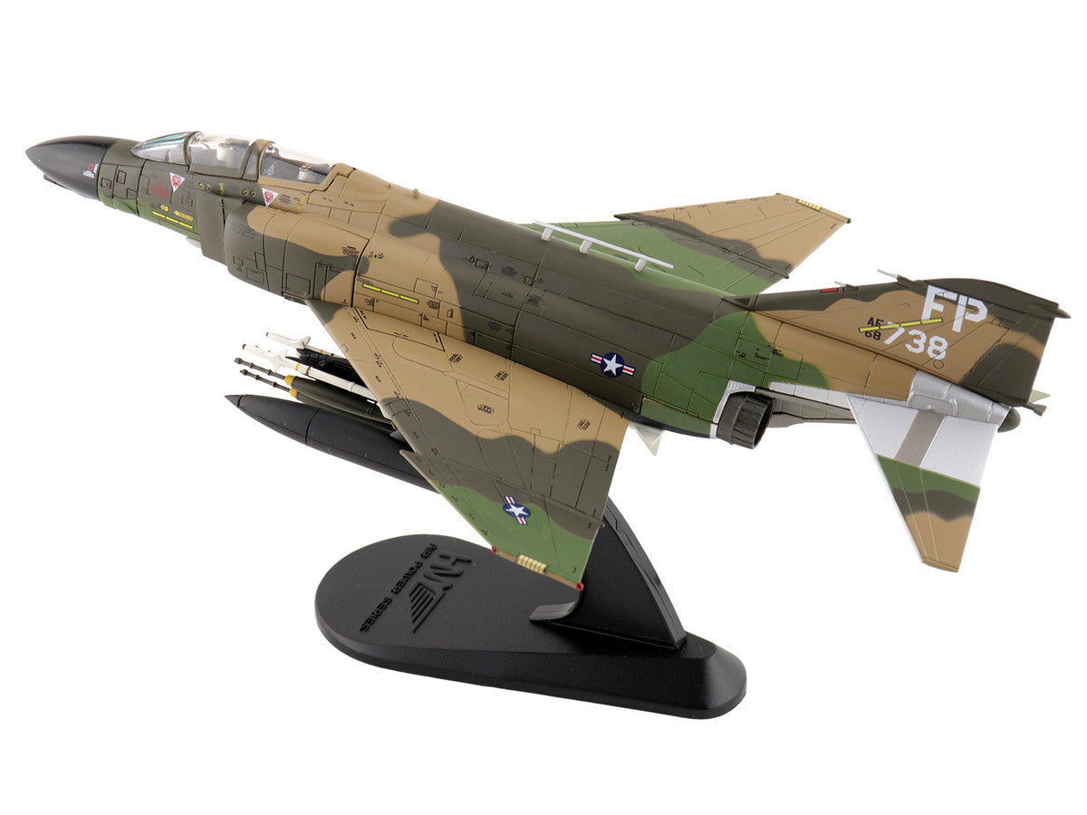 McDonnell Douglas F-4D Phantom II Fighter-Bomber Aircraft "66-8738 Night Owl 497th TFS Ubon RTAFB Thailand" (1972) United States Air Force "Air Power Series" 1/72 Diecast Model by Hobby Master Hobby Master