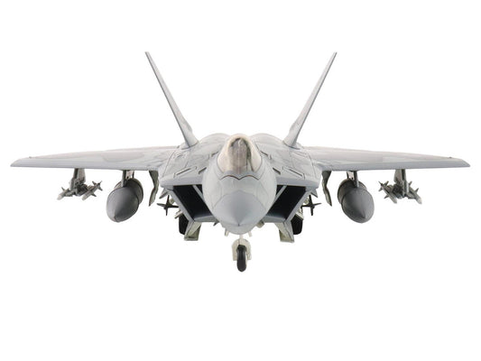 Lockheed F-22 Raptor Stealth Aircraft "09-4190 90th Fighter Squadron 100th Anniversary Elmendorf Air Base" (2017) United States Air Force "Air Power Series" 1/72 Diecast Model by Hobby Master Hobby Master
