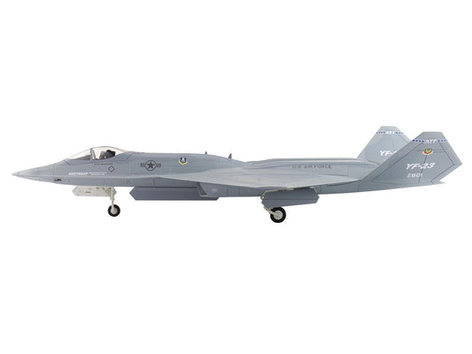 Northrop YF-23 Black Widow II Stealth Fighter Aircraft "#87-0801 PAV-2" (1990) United States Air Force "Air Power Series" 1/72 Diecast Model by Hobby Master-1