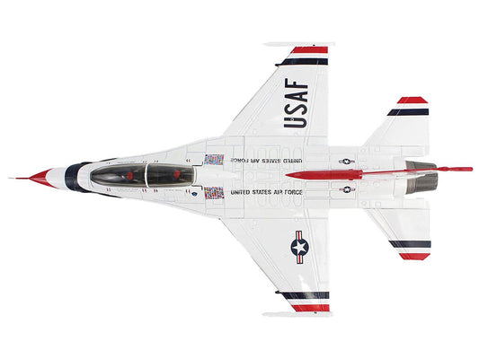 Lockheed F-16D Fighting Falcon Fighter Aircraft "No.7 Thunderbirds Nellis Air Force Base" (2017) United States Air Force "Air Power Series" 1/72 Diecast Model by Hobby Master-1
