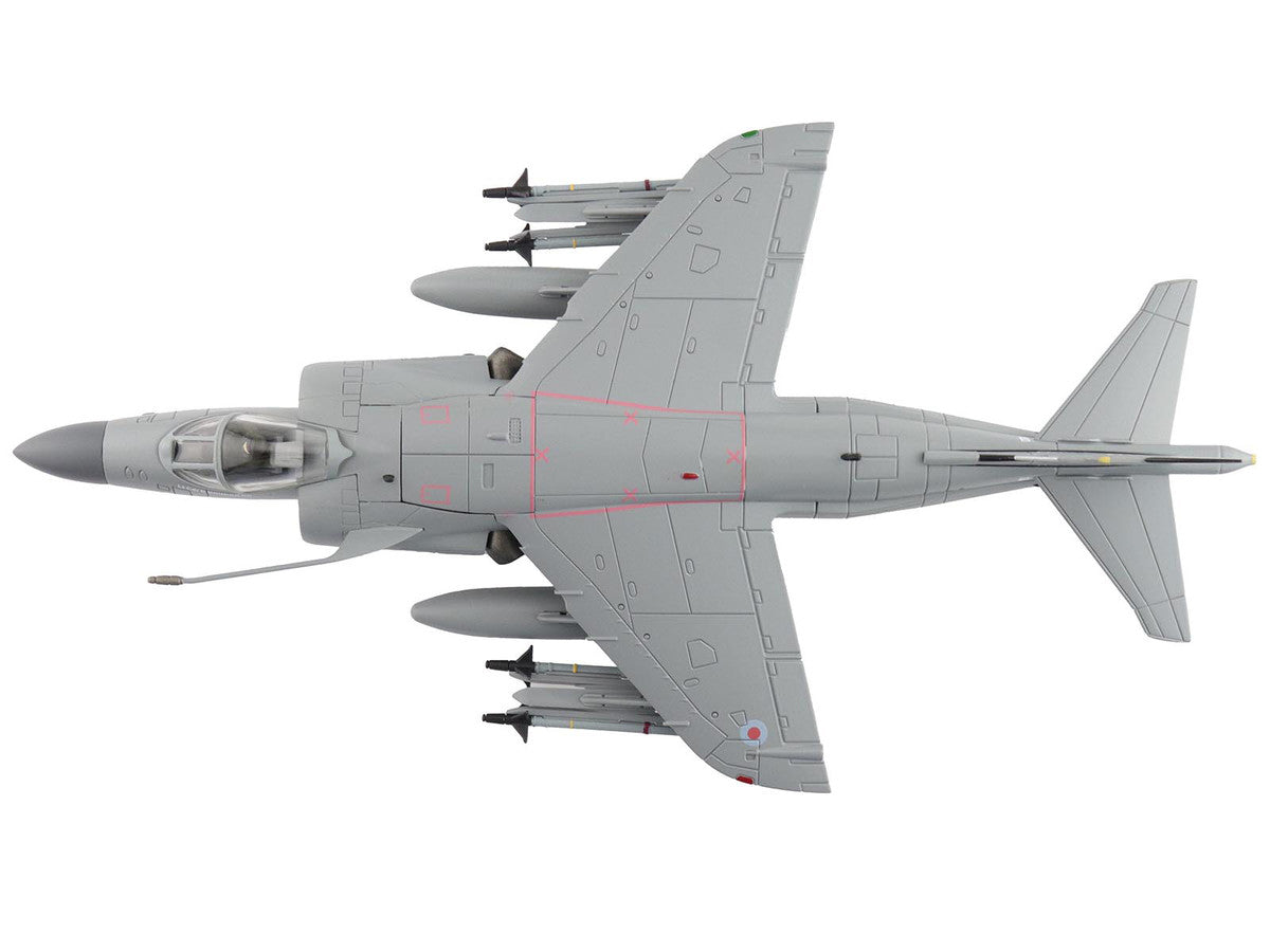 British Aerospace Sea Harrier FA.2 Aircraft with Sea Eagle Missiles "ZH796" (2018) British Royal Navy "Air Power Series" 1/72 Diecast Model by Hobby Master Hobby Master