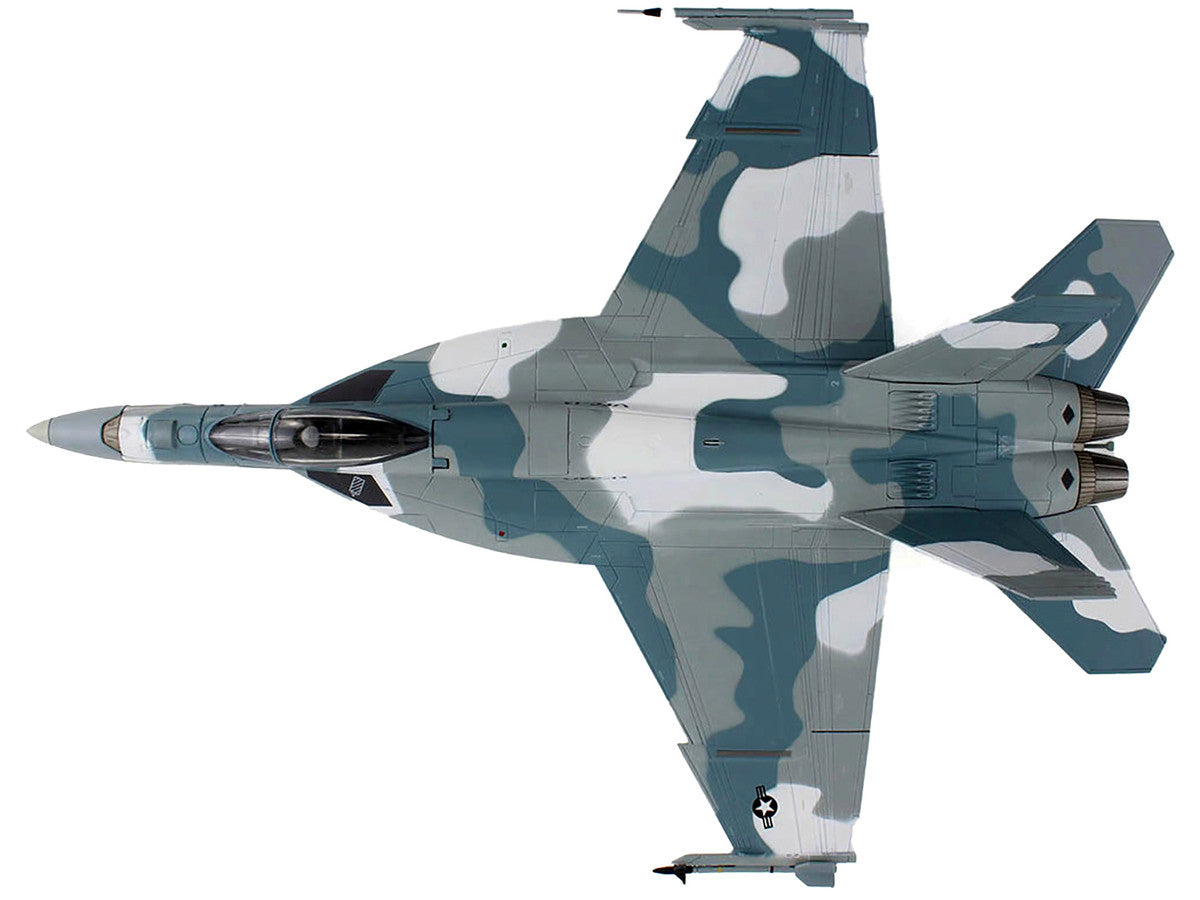 Boeing F/A-18E Super Hornet Fighter Aircraft "Cloud Scheme VFC-12 Fighting Omars" (2023) United States Navy "Air Power Series" 1/72 Diecast Model by Hobby Master-3