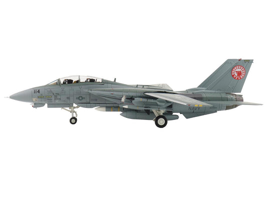 Grumman F-14A Tomcat Fighter Aircraft "VF-1 (with Optional Decals)" United States Navy "Air Power Series" 1/72 Diecast Model by Hobby Master-1