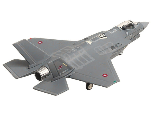 Lockheed Martin F-35A Lightning II Aircraft "Eskadrille 727 Skrydstrup Air Base" (L-007) Royal Danish Air Force 1/200 Diecast Model by Herpa Herpa