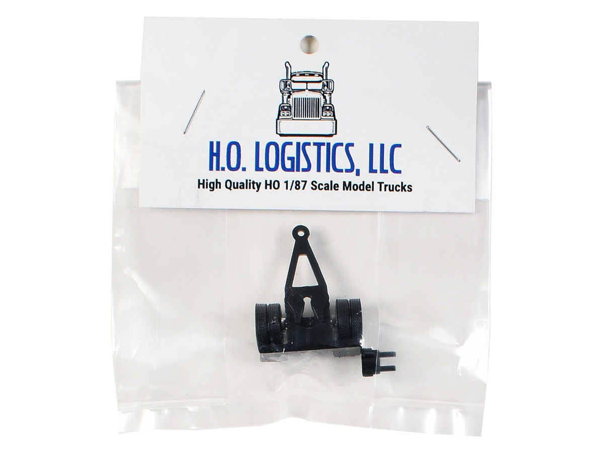 Trailer Dolly Black Kit 1/87 (HO) Plastic Model Car by HO Logistics-0