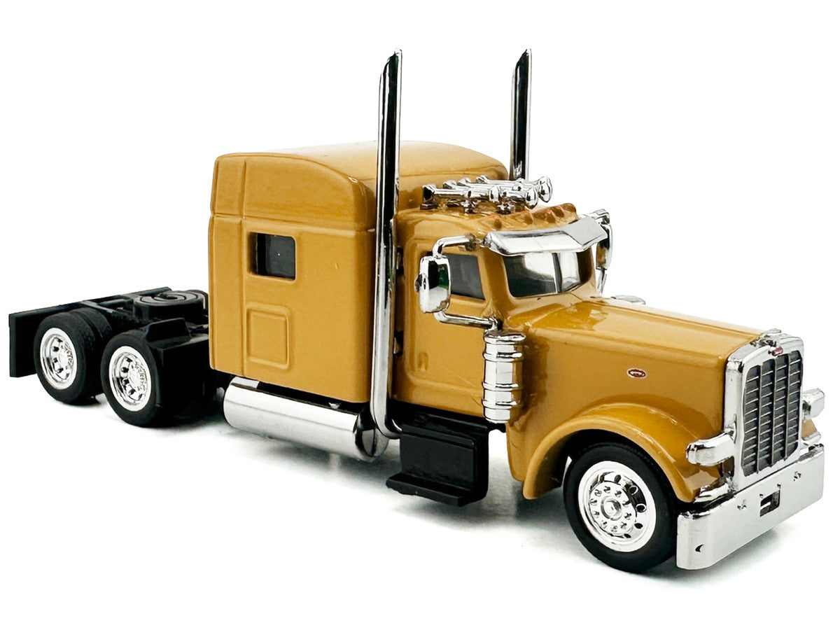 Peterbilt 389 Truck Tractor with Sleeper Cab Yellow 1/87 (HO) Scale Plastic Model Car by HO Logistics-2