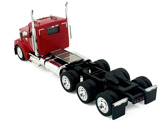 Kenworth W990 3-Axel Day Cab Red 1/87 (HO) Plastic Model Car by HO Logistics-1