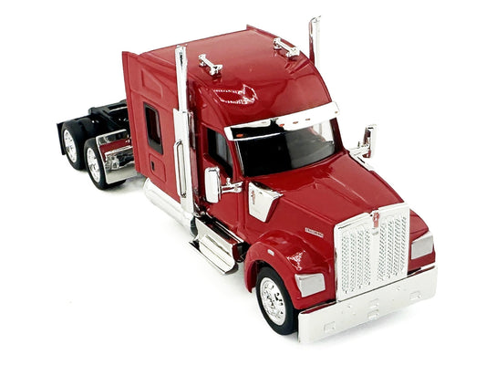 Kenworth W990 with Stand Up Sleeper Cab Red 1/87 (HO) Plastic Model Car by HO Logistics-1