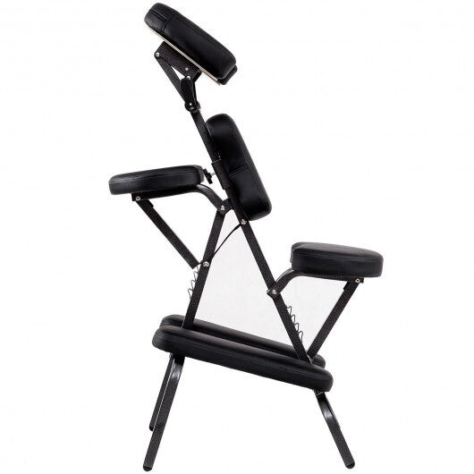 PU Leather Pad Travel Massage Chair with Carrying Bag W2B