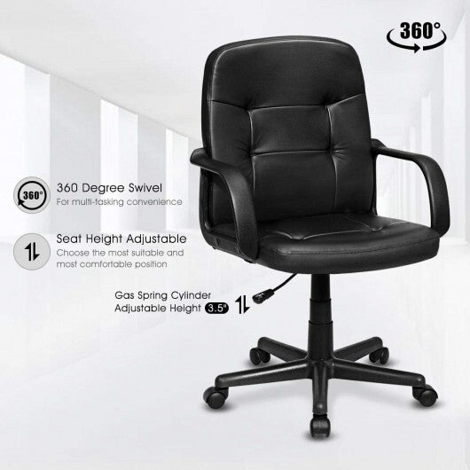 Ergonomic Office Chair with 360-degree Wheels W2B