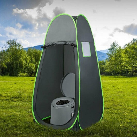 5L Portable Travel Toilet with Paper Holder for Outdoor W2B