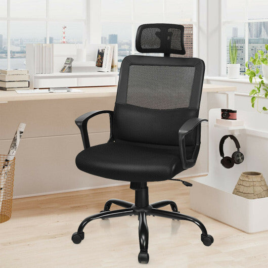 Mesh Office Chair High Back Ergonomic Swivel Chair W2B