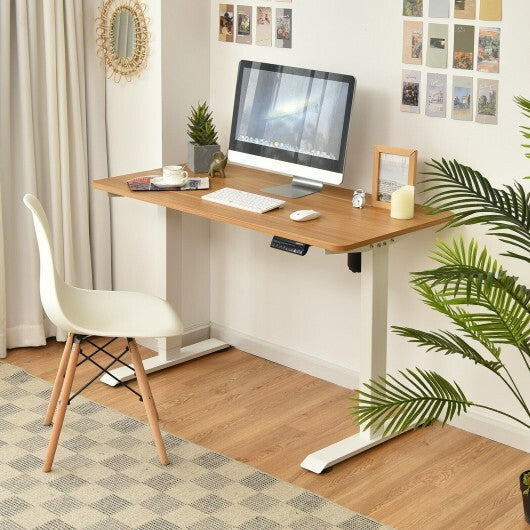 Electric Height Adjustable Standing Desk with Memory Controller-Black W2B