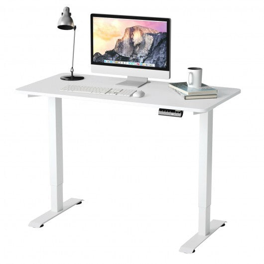 Electric Height Adjustable Standing Desk with Memory Controller-Black W2B