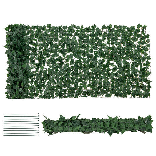 120 x 40 Inch Artificial Ivy Privacy Fence W2B