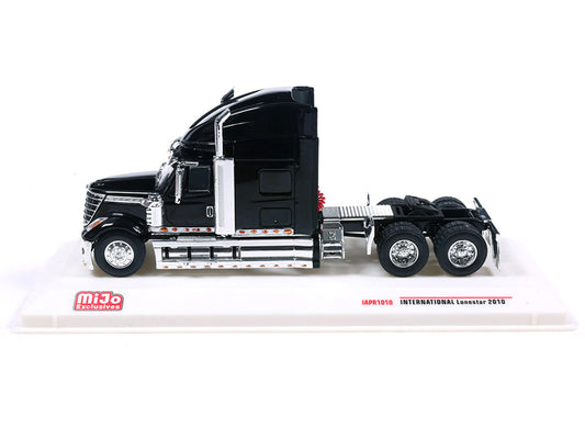 2010 International Lonestar Truck Tractor Black 1/64 Diecast Model by IXO Models-1