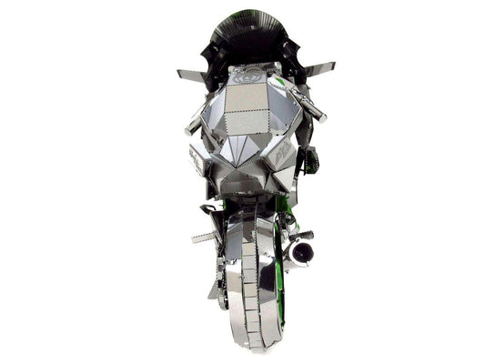 Model Kit Kawasaki Ninja H2R Motorcycle (Expert Difficulty) Steel Model by Metal Earth-1