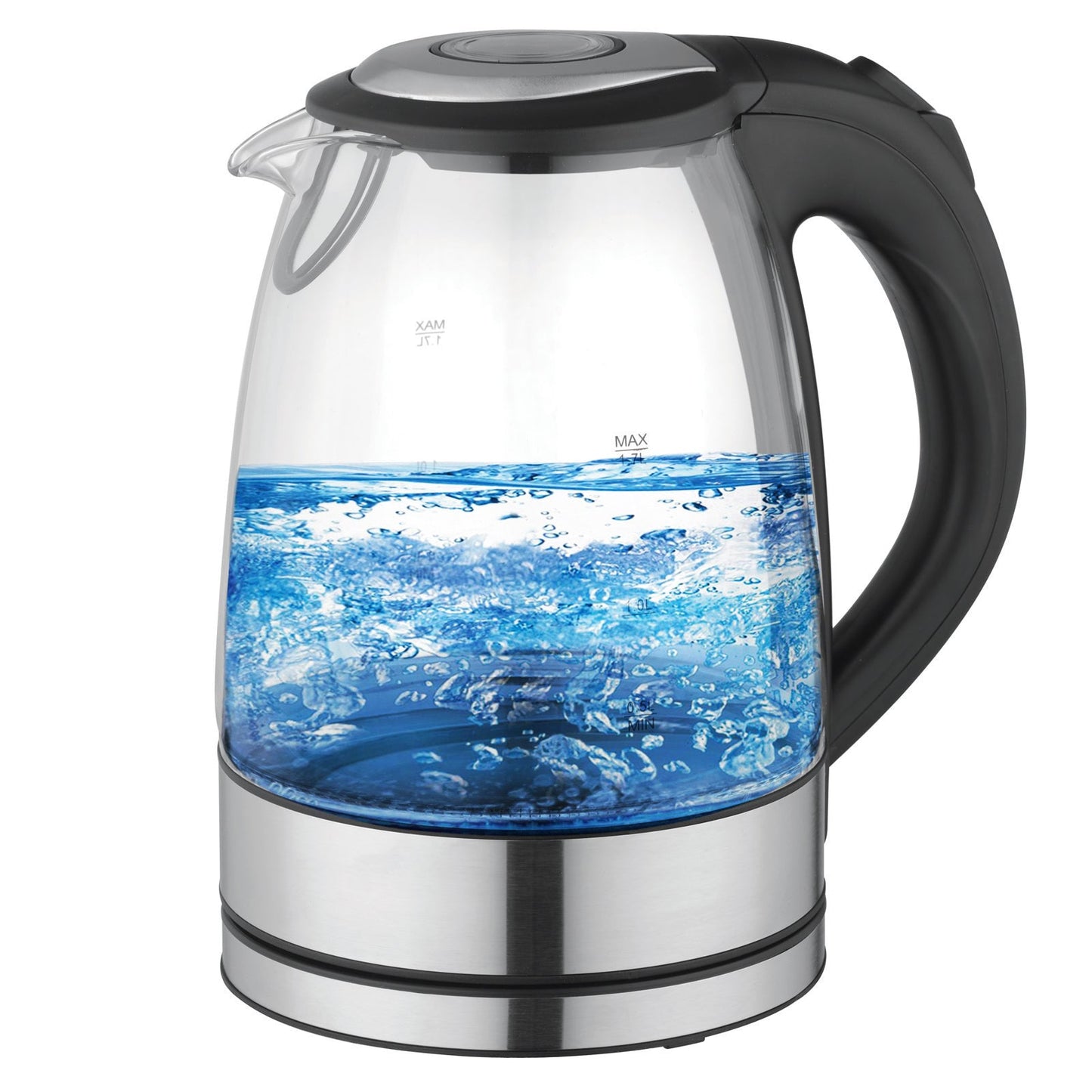 Better Chef 1.7 L Cordless Electric Glass and Stainless Steel Tea Kettle W2B