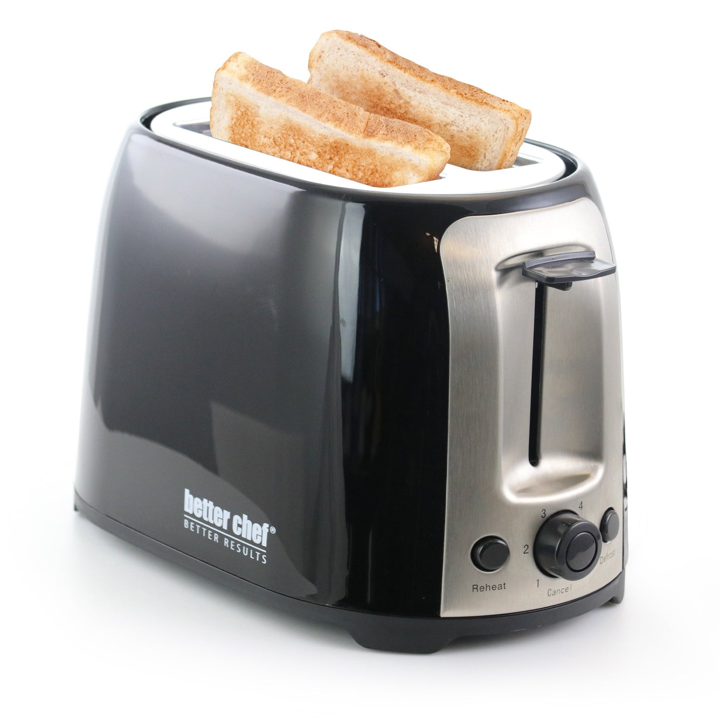 Better Chef Cool Touch Wide-Slot Toaster- Black W2B