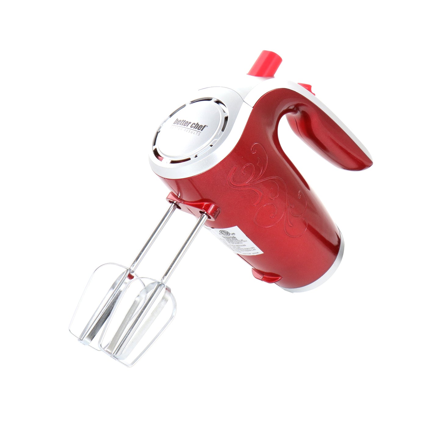 Better Chef 5 Speed Electric Hand Mixer in Red W2B