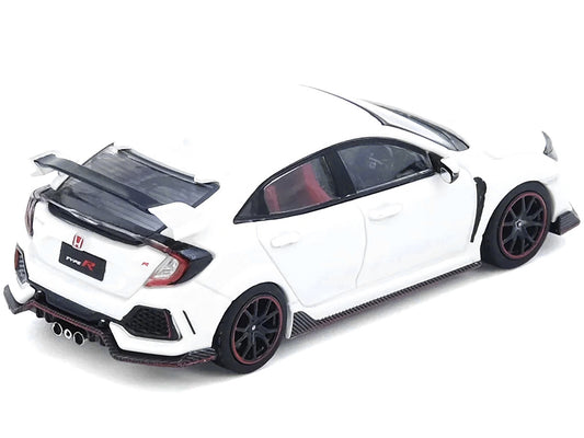 Honda Civic Type R (FK8) RHD (Right Hand Drive) White 1/64 Diecast Model Car by Inno Models-1
