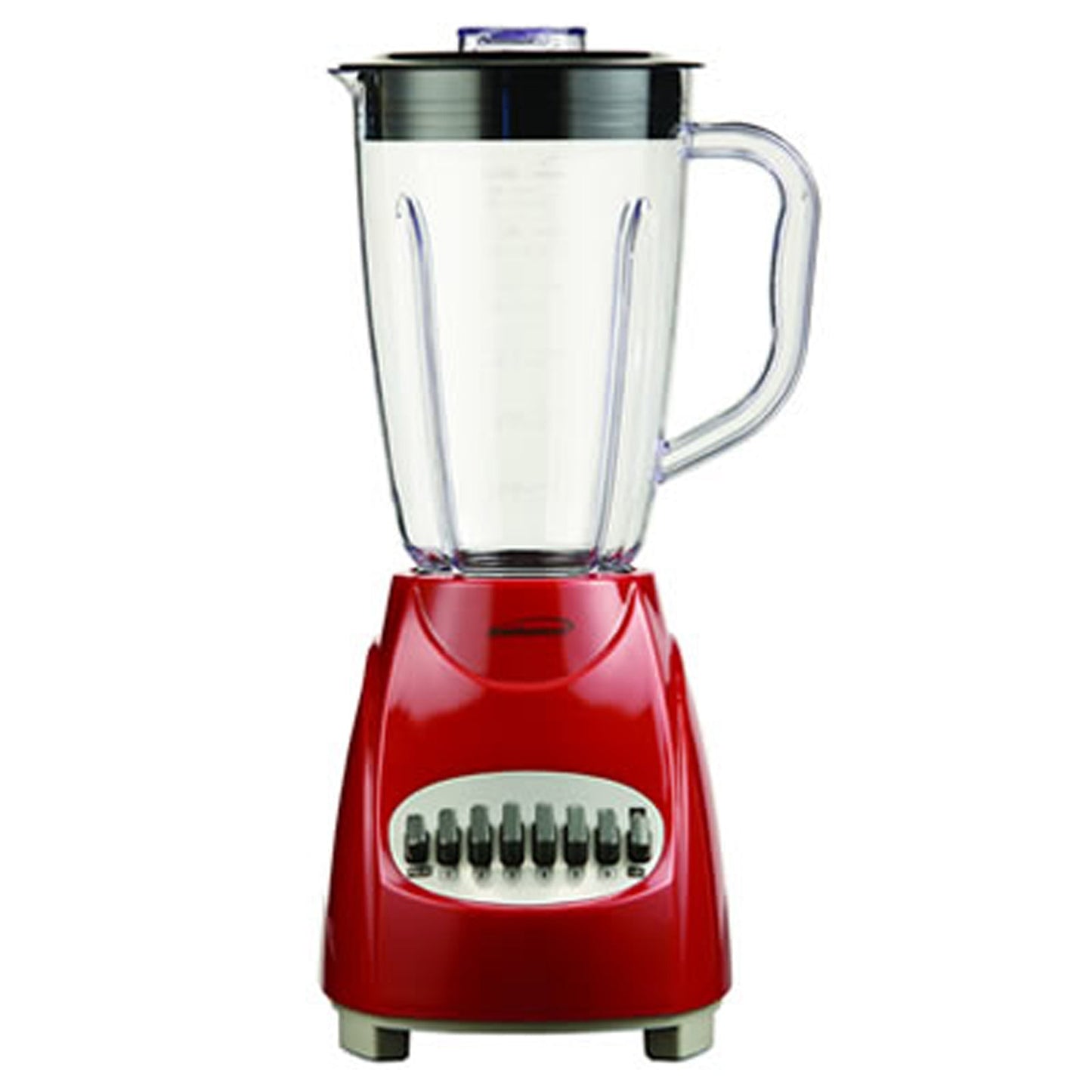 Brentwood 12 Speed Blender with Plastic Jar in Red W2B