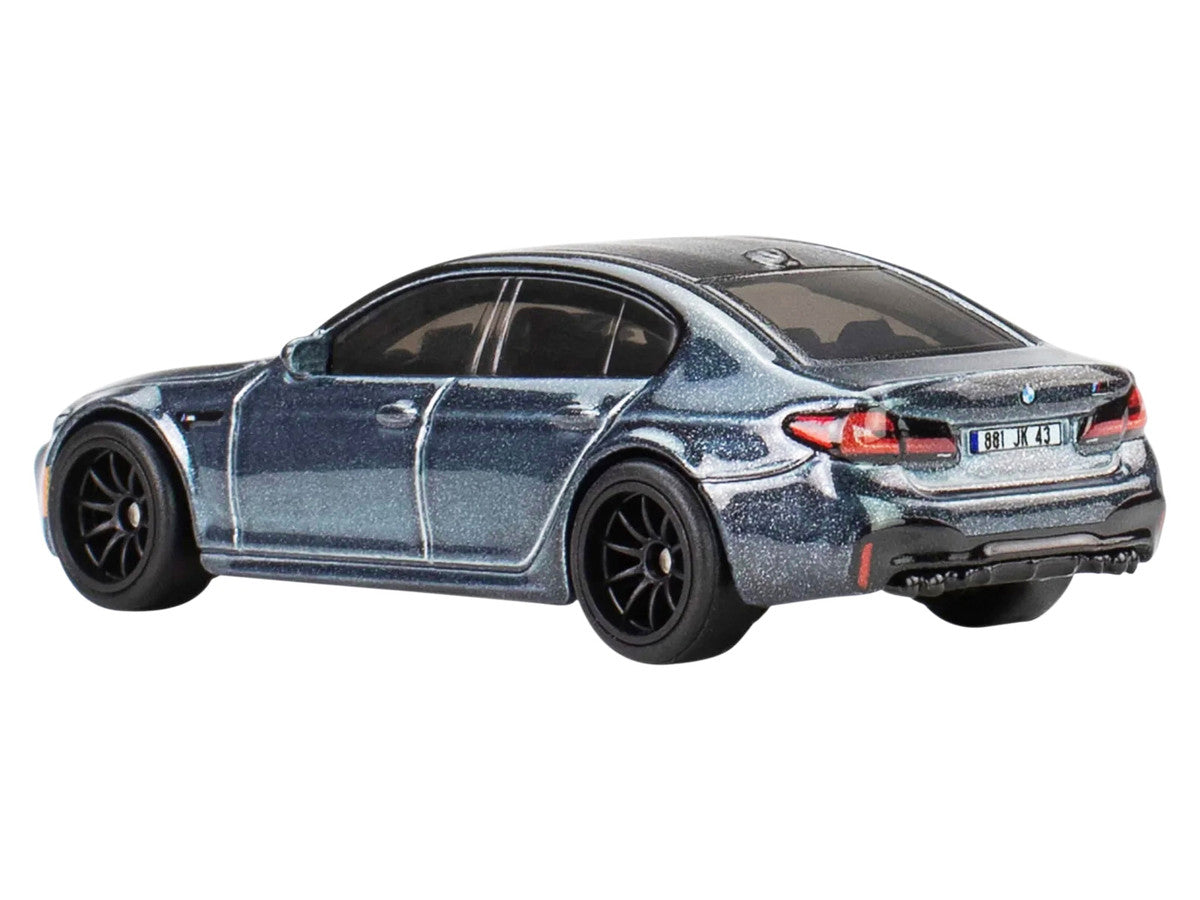 2021 BMW M5 Gray Metallic with Black Top "Mission: Impossible – Dead Reckoning" (2023) Movie "Pop Culture" Series Diecast Model Car by Hot Wheels Hotwheels