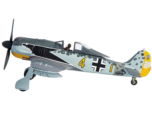 Focke-Wulf FW 190A-4 Fighter Aircraft "Major Siegfried Schnell, Luftwaffe, JG2, France" (1943) 1/72 Diecast Model by JC Wings-1